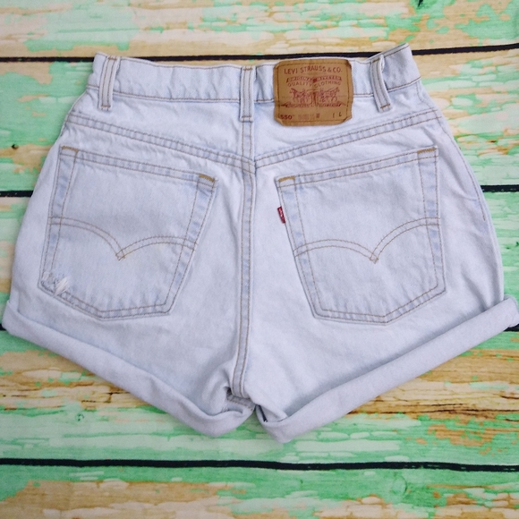 Levi's Pants - Vintage 90's Levi's High Waist Distressed Shorts